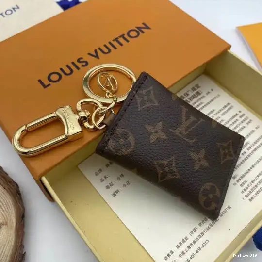 VUITTON AND KEY HOLDER LOUIS KIRIGAMI POUCH BAG CHARM 0412